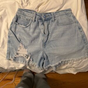 Hollister Light Blue Jean Shorts